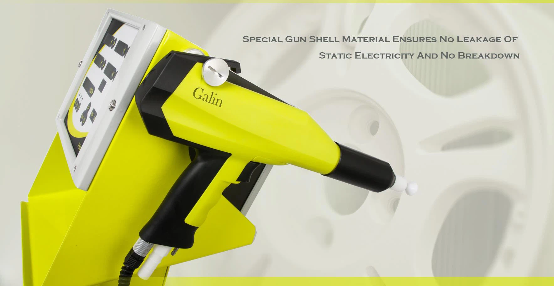 Galin K302 Electrostatic Fluiding Hopper Powder Coating Machine